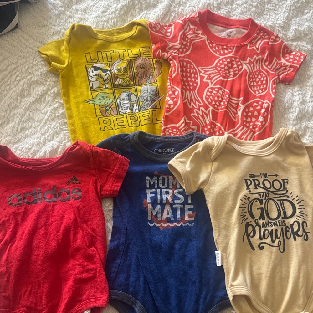 Assorted Baby Onesies Set